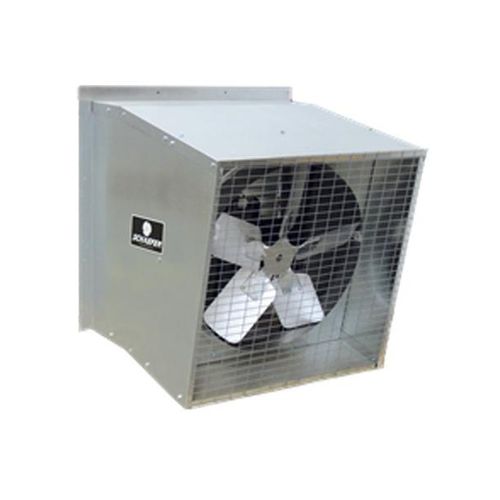 Farm building fan - 245S12-3V - Schaefer Ventilation Equipment - extraction / wall-mounted / galvanised steel