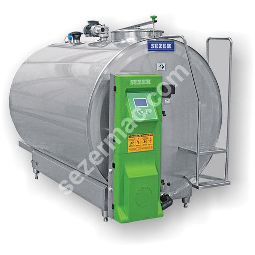 Milk tank - SEZER TARIM ve Sagim Teknolojileri San. ve Tic. Ltd. Sirketi - pressure / horizontal / stainless steel