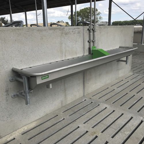 Cow waterer - Pingo - Spinder Dairy Housing Concepts - trough / stainless steel / multi-access