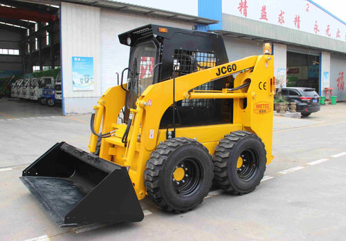 Rubber-tired skid-steer loader - Tai'an Yimeite Machinery Co., Ltd. - compact / remote control / with cab