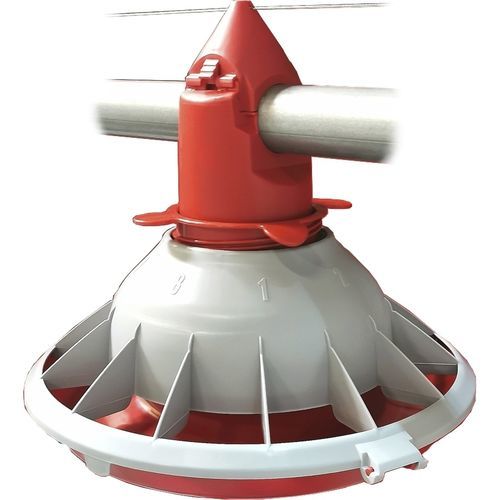 Poultry feeding equipement - Tolva Acces - TIGSA - chain / rail-mounted / conveyor belt