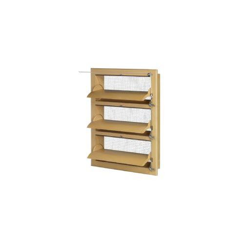 Air inlet for livestock buildings - 145-VFGT - TPI-Polytechniek B.V. - wall-mounted / for ventilation / with insect-proof mesh