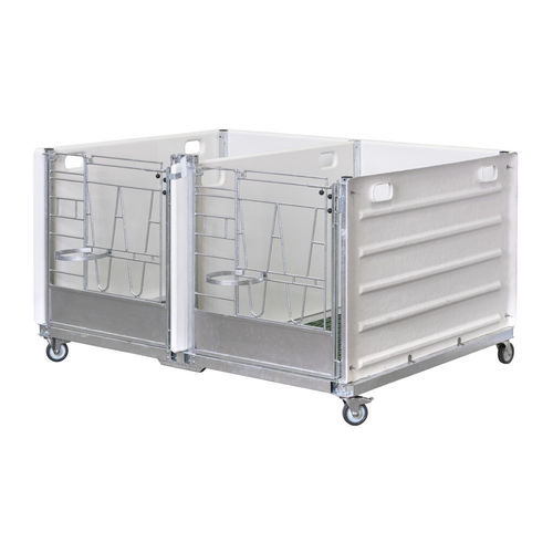 Livestock hutch - Premium Duo - VDK Products BV - calf / group / mobile