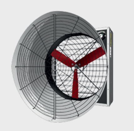 Farm building fan - WEDA Dammann & Westerkamp GmbH - wall-mounted