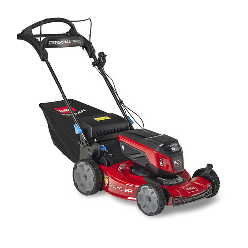 Push lawn mower 21469 Toro battery powered collecting