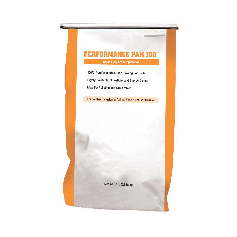 Animal feed supplement - Performance Pak 100®  - Milk Specialties Global - for horses / fat / fatty acid