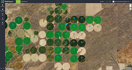 Irrigation management software - PivotMapper - Nelson Irrigation Corporation - irrigation