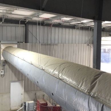 Farm building ventilation duct - Artex Barn Solutions LTD. - tubular / flexible / textile