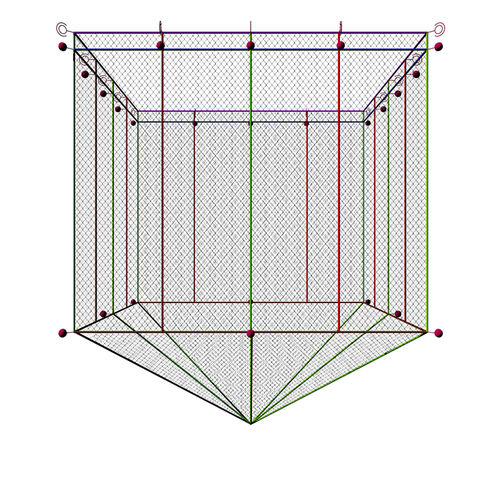 Basin separation aquaculture net - Mørenot Aquaculture AS - nylon / Dyneema® / knotless