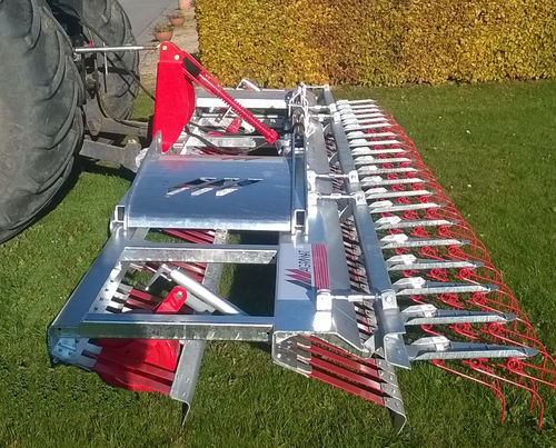 Chain harrow - EB series - Agrimat - folding / for sludge