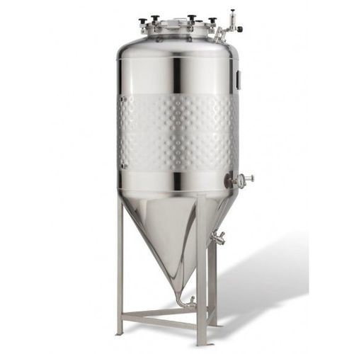 Vineyard tank - ZKG FD-055-S Var 0063 - Amos Industries - pressure / cone-bottom / vertical