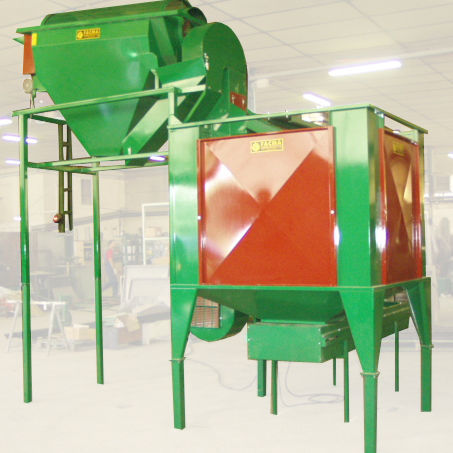 Crop cleaning machine with destoner - SP series - Facma - nuts / fruit / with cleaning system