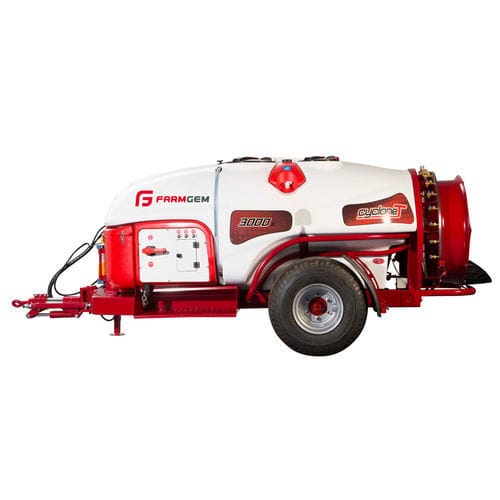 Towed agricultural atomizer - CYCLONE T OLIVO - FarmGem - for viticulture / for orchards / hydraulic