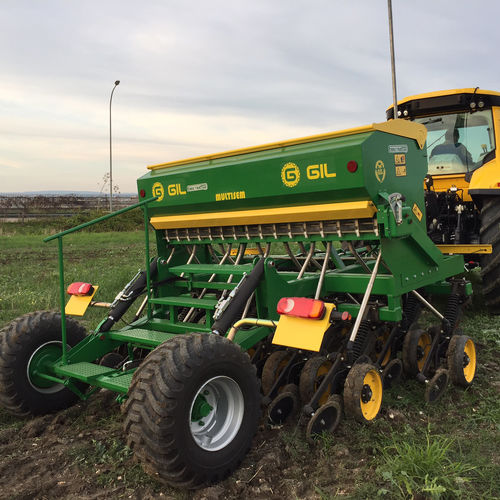Mechanical direct seed drill - SNL-D/SANL-D series - GIL - disc / with fertilizer applicator / folding