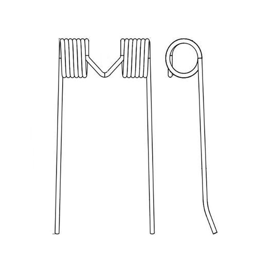 Double torsion spring - GW 008 - Grange et Walter - spiral / for rakes