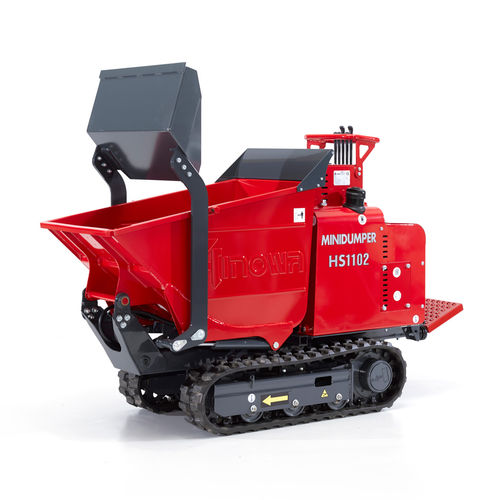 Front-loading mini dumper - HS1102 - Hinowa spa - with lift-and-swivel ...