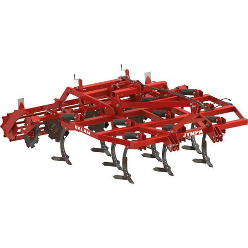 Mounted field cultivator - BALAM series - JYMPA FUTURAGRO SL - 3-point hitch / with roller / rigid tine