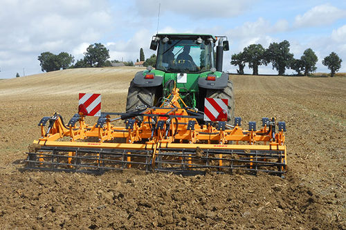 Mounted field cultivator - NS 25 / 30 / 35 / 50 - KIRPY - with roller / 3-point hitch / folding
