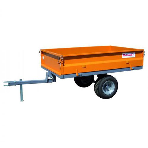 Tipping trailer - RA710 - Majar - mounted / single-axle / agricultural
