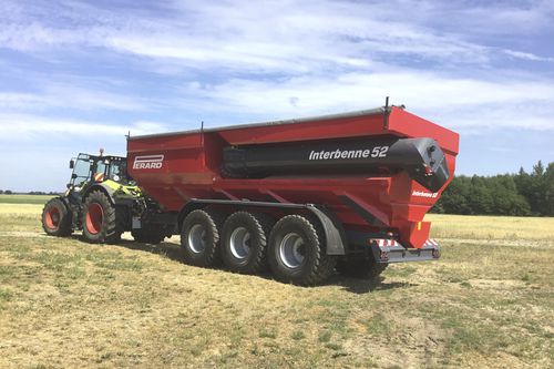 Chaser bin - Interbenne 46 - Pérard - 3-axle / grain / 32 tons