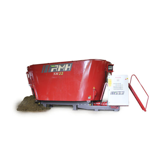Vertical mixing wagon - SM - RMH - stationary / front discharge / 2-auger