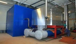 Hot water air heater - CHP - Rufepa - cogeneration / for greenhouse