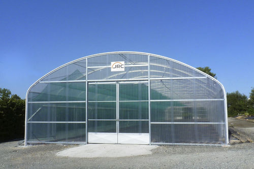 Monotunnel greenhouse - SERRE PROFESSIONNELLE ADRIATIQUE - SERRES JRC - ornamentals production / plastic