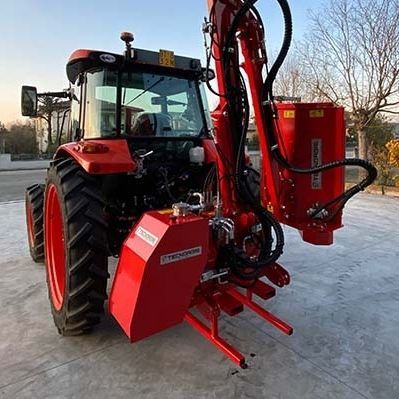 Tractor-mounted reach mower - FALCON 200  - Tecnoagri - rear-mount / flail / folding