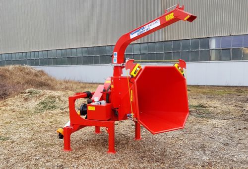 Mounted wood chipper - SKORPION 160 R - Teknamotor - PTO-driven / hydraulic supply