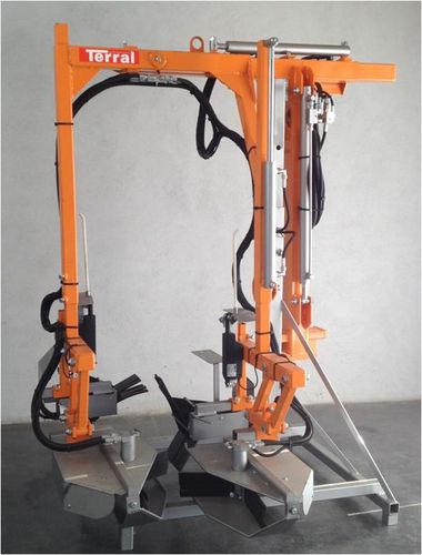 Mechanical deleafer - Terral - 1-row / with hydraulic adjustment