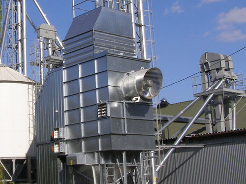 Grain dryer - OBI series - Unia - stationary
