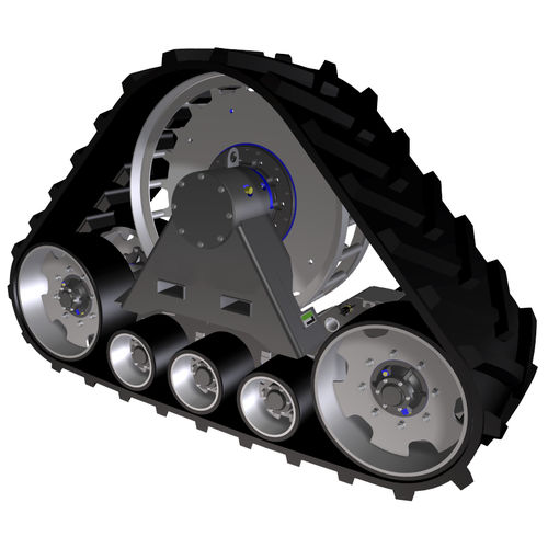 Tractor track conversion system - C - Zuidberg - for harvesters