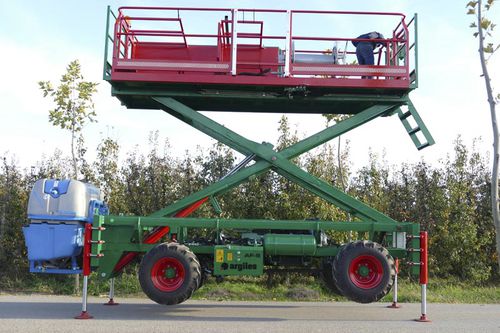 Greenhouse harvest trolley - AF-5 - Argiles Maquinaria de Recolección - orchard / push