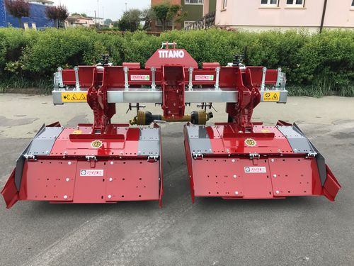 Folding rotary tiller - TITANO - Badalini Srl - multi-row