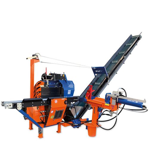 Circular sawmill - NINJA 800 EXPERT - Balfor - vertical / portable / with belt conveyor