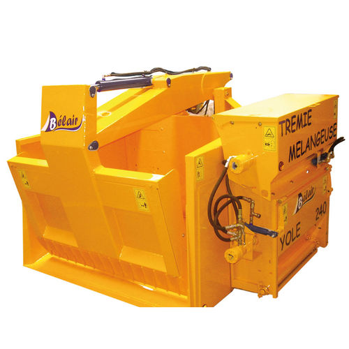 Mounted straw spreader - YOLE 240 - Belair - electric