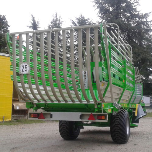 Loader wagon - AB 40 TR - Bonino - single-axle / silage / sugar beet