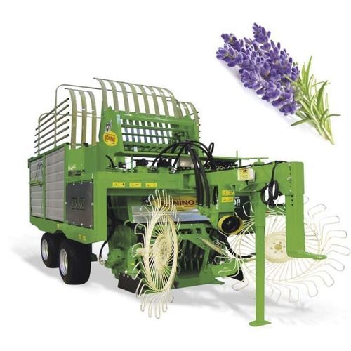 Herb harvester machine - Bonino - spinach / towed / 1-row