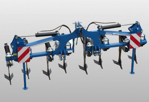 6-shank subsoiler - POLIBAR  Series - Bonnel - 3-point hitch / with gauge wheels / folding