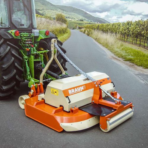 Orchard rotary cutter - Alpha 2000/Sensotronic - Braun - vineyard / rear-mount / weeding