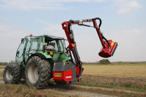 Mounted reach mower - DP A 3 - Bruni - flail / folding / PTO-driven