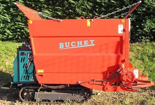 Sawdust straw blower - EASC 110 - Buchet - towed / bedding