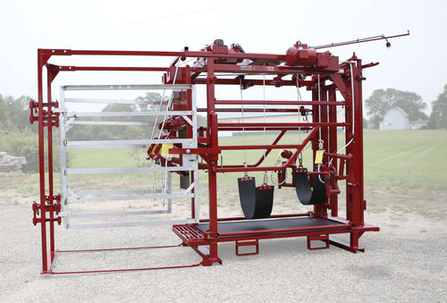 Cow squeeze chute - E Series - Comfort Hoof Care - hydraulic / hoof-care / mobile