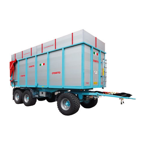 Tipping trailer - CMR300 - Crosetto srl - semi-mounted / 3-axle / agricultural