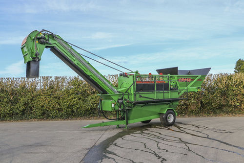 Beet crop cleaning machine - Hippo1 - Cross Agricultural Engineering - rotary drum