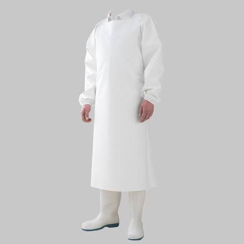 Milking apron - ROMEO - Manulatex - vinyl / long / long-sleeve