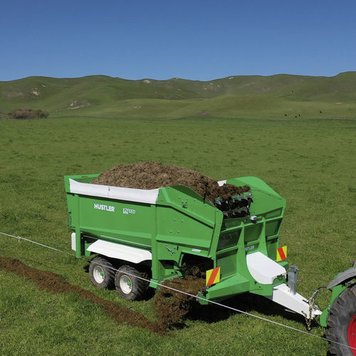 Tandem axle wagon - EzFeed SM110 SM130 SM150 SX180 SX210 - Hustler Equipment - silage / 0 t...10 t / side-unloading