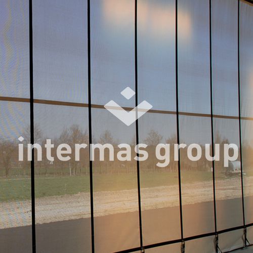 Wind protection netting - EB95 - INTERMAS - polyester / for farm buildings