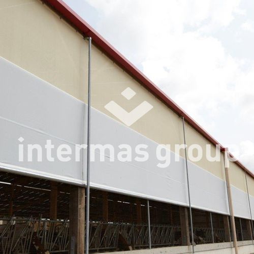 Wind protection netting - CELLOROULEUR® DOUBLE - INTERMAS - polyester / for farm buildings