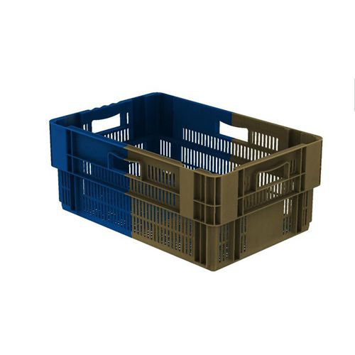 Fruit crate - PVBI-6424-0040 - GAMMA WOPLA - vegetable / plastic / bicolor